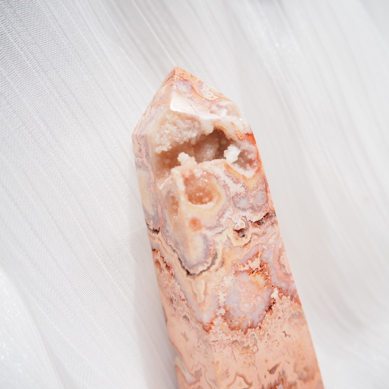 Pink Crazy Lace Agate - Gina